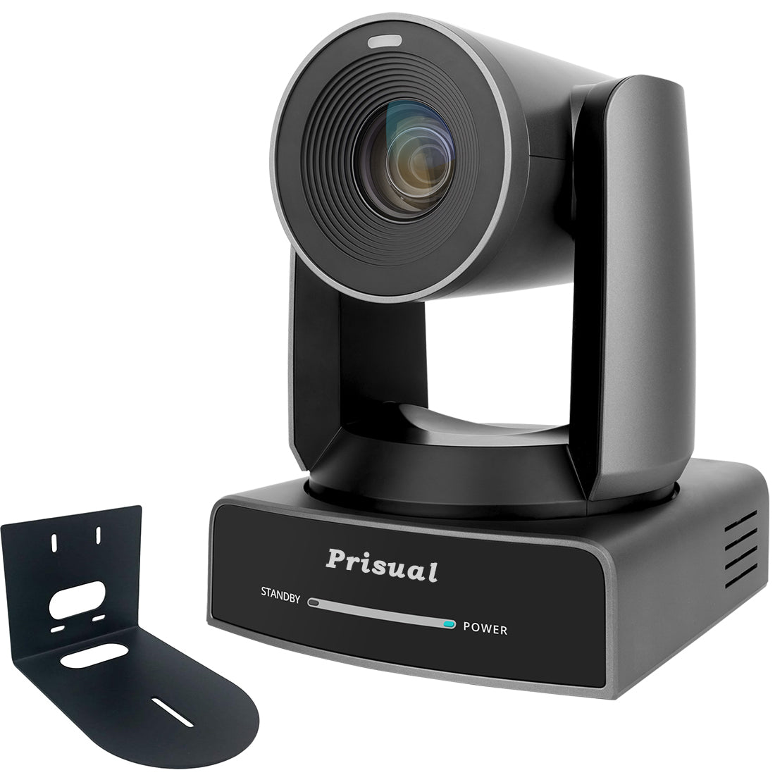 Prisual 4K 30X NDI PTZ Camera with HDMI,3G-SDI,USB and IP Streaming Outputs（grey）