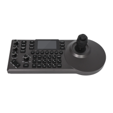 Load image into Gallery viewer, Prisual PTZ Camera Joystick Controller PoE with 4D Joystick for Live Streaming. IP PTZ Camera Controller Keyboard Supports Visca,Visca Over IP,onvif,Pelco-D/P,RS422,RS485 and RS232
