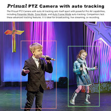 Load image into Gallery viewer, Prisual NDI PTZ Camera 30X with Auto Tracking HDMI, USB, 3G-SDI, IP，TEM-30N Pro
