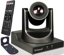 Load image into Gallery viewer, Prisual NDI PTZ Camera 20X with Auto Tracking HDMI, USB, 3G-SDI, IP, TEM-20N Pro
